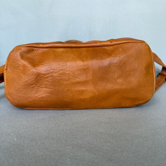 Wanderers Travel Co. THE NOOSA BACKPACK in tan - leather - purse - 13 x 12 - Picture 11 of 11